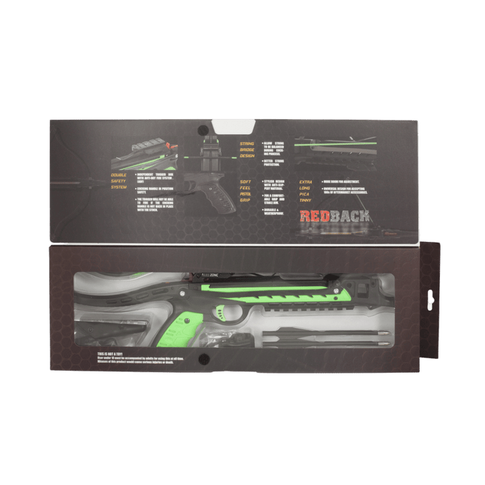 Hori-Zone Redback RTS Pistol Crossbow 80lb - Green/Black - Fast UK Shipping | Tactical Archery UK