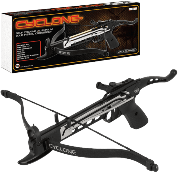 Anglo Arms Cyclone 80lb Self Cocking Aluminium Pistol Crossbow Kit - Fast UK Shipping | Tactical Archery UK
